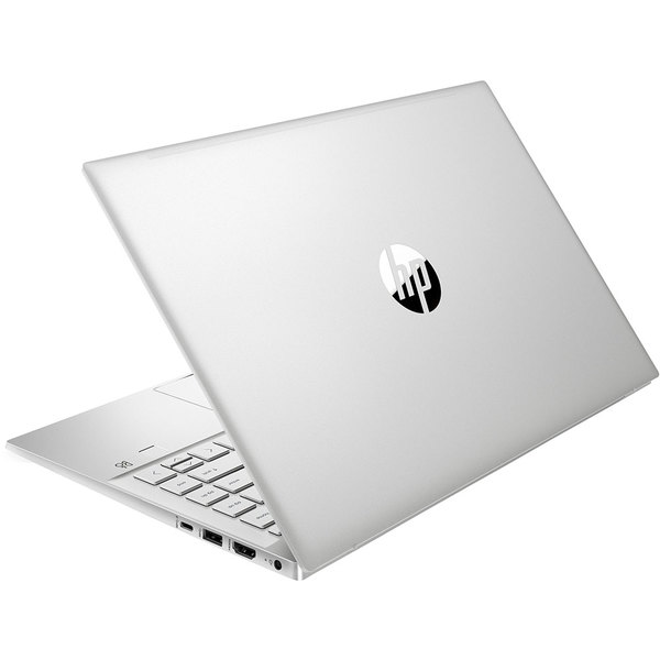 Laptop HP Pavilion 14-ec1013nq, AMD Ryzen 5 5625U pana la 4.3GHz, 14" Full HD, 16GB, SSD 512GB, AMD Radeon Graphics, Free DOS, argintiu