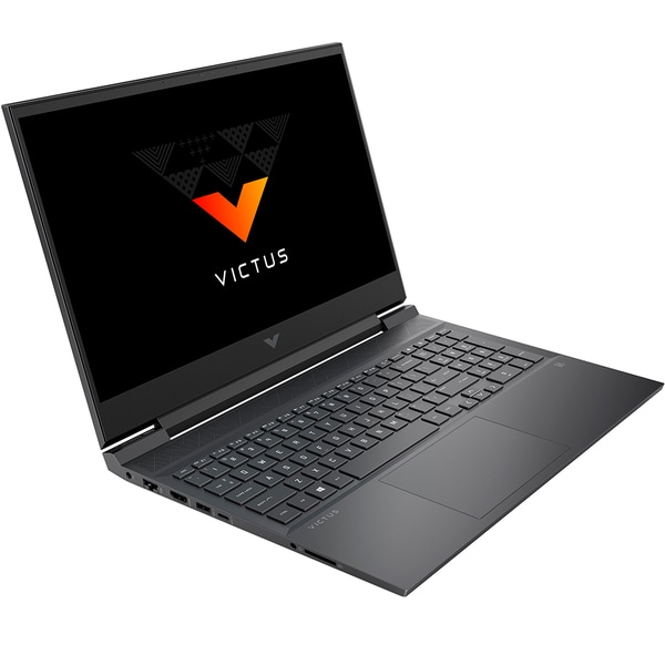 Laptop Victus by HP 16-e1013nq, AMD Ryzen 5 6600H pana la 4.5GHz, 16.1" Full HD, 16GB, SSD 512GB, NVIDIA GeForce RTX 3050 Ti 4GB, FreeDos, argintiu-negru