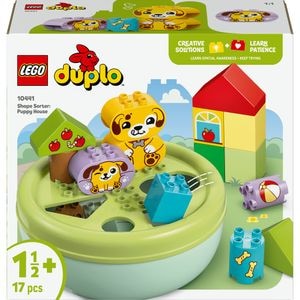 LEGO Duplo: Sortator de forme - Casa pentru catei 10441, 18 luni+, 17 piese
