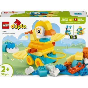 LEGO Duplo: Animale pe roti 3in1 10448, 2 ani+, 58 piese