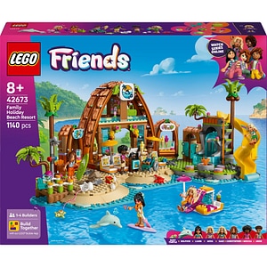 LEGO Friends: Statiune de pe litoral pentru vacanta cu familia 42673, 8 ani+, 1140 piese
