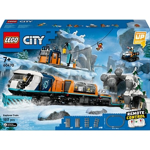 LEGO City: Trenul expres al exploratorilor spre Polul Arctic 60470, 7 ani+, 1517 piese
