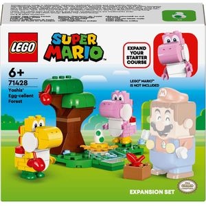 LEGO Super Mario: Set de extindere - Padurea minunata cu oul lui Yoshi 71428, 6 ani+, 107 piese