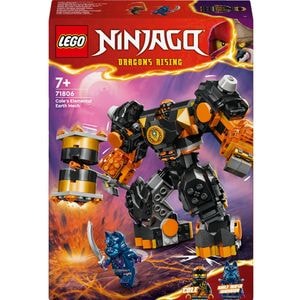 LEGO Ninjago: Robotul Stihie de pamant al lui Cole 71806, 7 ani+, 235 piese