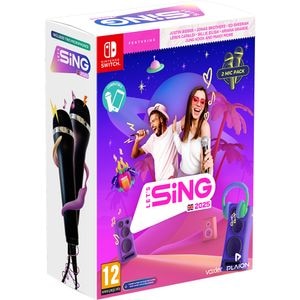 Let's Sing 2025 2 Mic Bundle Nintendo Switch