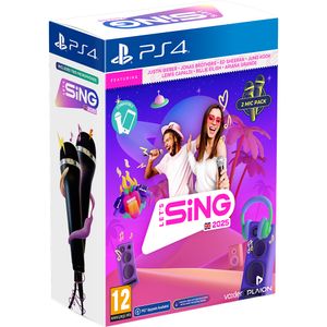 Let's Sing 2025 2 Mic Bundle PS4