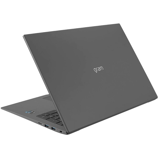 Laptop LG Gram 17Z90Q-G, Intel Core i7-1260P pana la 4.7GHz, 17" WQXGA, 16GB, SSD 1TB, Intel Iris Xe Graphics, Windows 11 Home, negru