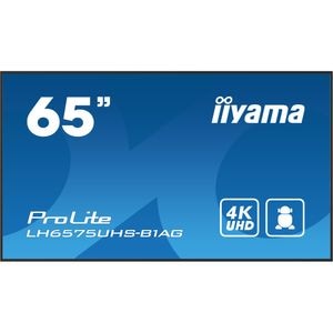 Display profesional IIYAMA ProLite LH6575UHS-B1AG, 65", 4K UHD, 60Hz, Boxe, negru