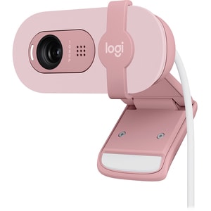 Camera Web LOGITECH Brio 100, Full HD 1080p, roz