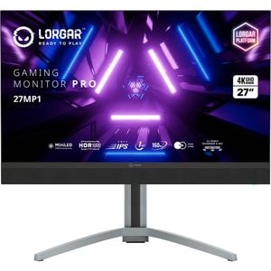 Monitor Gaming Mini LED VA LORGAR Pro 27MP1, 27", 4K UHD, 160Hz, HDR, AMD FreeSync, boxe, negru