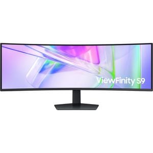 Monitor curbat LED VA SAMSUNG ViewFinity S9 LS49C950UAUXEN, 49", DWQHD, 120Hz, Boxe, negru