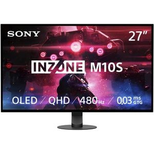 Monitor Gaming OLED SONY INZONE M10S, 26.5", QHD, 480Hz, G-SYNC Compatible, HDR 400, negru