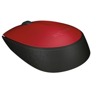 Mouse Wireless LOGITECH M171, 1000 dpi, rosu