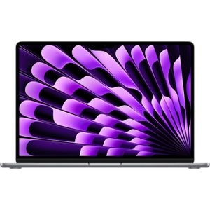 Laptop APPLE MacBook Air 15 mc9h4ro/a, Apple M3, 15.3" Retina Display, 24GB, SSD 512GB, 10-core GPU, macOS Sequoia, Space Gray, Tastatura layout INT