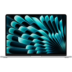 Laptop APPLE MacBook Air 15 mw1g3ro/a, Apple M4, 15.3" Retina Display, 16GB, SSD 256GB, 10-core GPU, macOS Sequoia, Silver, Tastatura layout INT, Manual RO