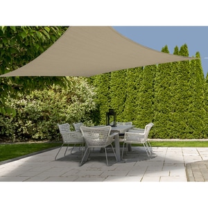 Copertina terasa AMBIANCE Square M, poliester, 500 x 500 cm, bej