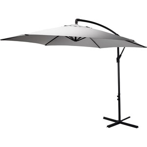 Umbrela terasa AMBIANCE Nana, metal, 300 x 245 cm, gri deschis
