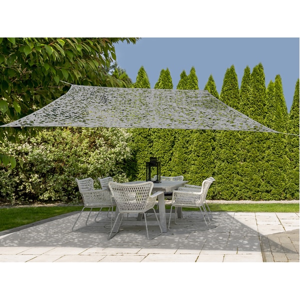 Copertina terasa AMBIANCE Rectangle M, poliester, 200 x 300 cm, gri deschis