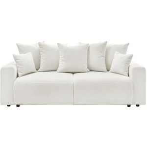 Canapea extensibila Livigno, 3 locuri, 235 x 93 x 100 cm, alb
