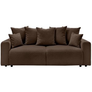 Canapea extensibila Livigno, 3 locuri, 235 x 93 x 100 cm, maro