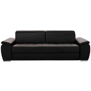Canapea extensibila Trendy, 3 locuri, 250 x 105 x 105 cm, negru