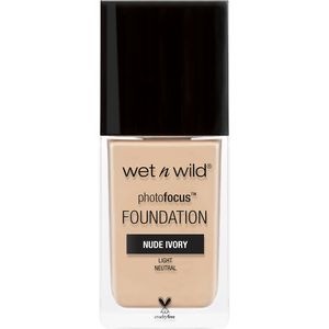 Fond de ten WET N WILD Photo Focus Foundation, Nude Ivory, 30ml