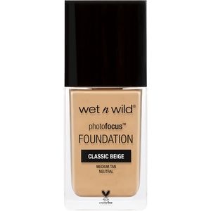 Fond de ten WET N WILD Photo Focus Foundation, Classic Beige, 30ml