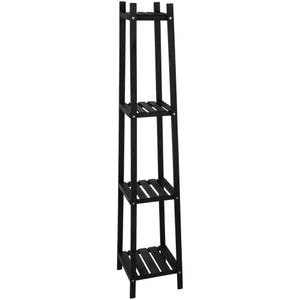 Raft podea DD1400420, 30 x 30 x 150 cm, negru