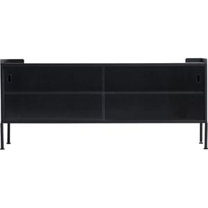 Comoda TV Wrap, negru, 120 x 35 x 52.5 cm