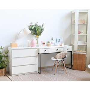 Comoda dormitor Havana, alb, 80 x 38.5 x 79 cm