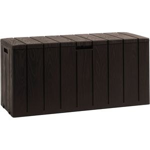 Lada depozitare gradina TOOMAX Bravo, polipropilena, 117.5 x 45 x 56 cm, maro