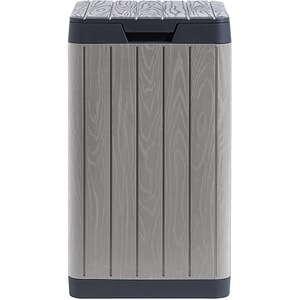 Cos gunoi gradina TOOMAX Rio, 38 x 38 x 65 cm, antracit-gri