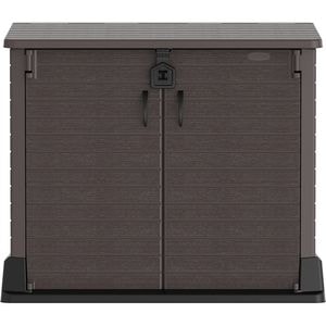 Dulap depozitare gradina DURAMAX Storeway 850 L, 130 x 74 x 110 cm, maro