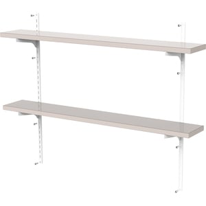 Raft casuta de gradina DURAMAX, metal, 100 x 15.25 cm, zinc