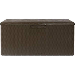 Lada depozitare gradina TOOMAX Portofino, PP, 123.7 x 54.5 x 56.2 cm, maro