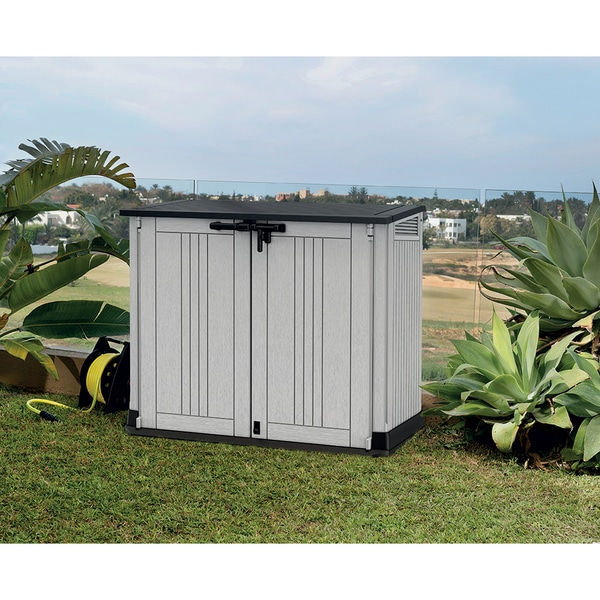 Dulap depozitare gradina KETER Store It Out Midi Sio, polipropilena, 132 x 71.5 x 113.5 cm, antracit