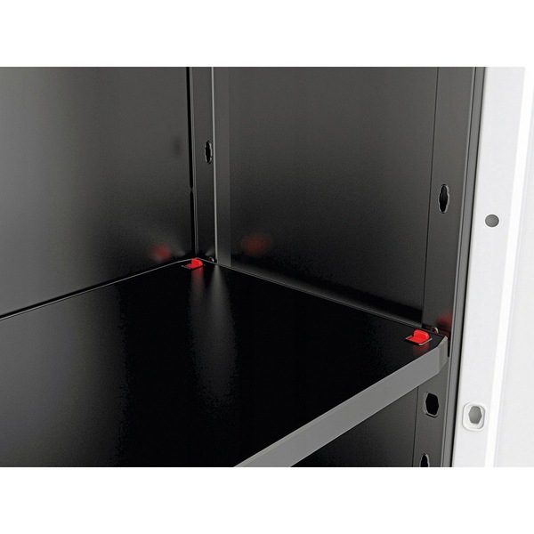 Dulap depozitare gradina KETER High Linear, compozit plastic, 68 x 39 x 90 cm, gri antracit