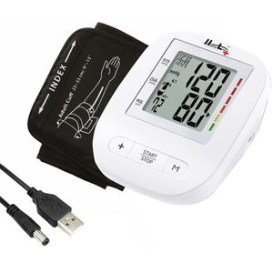 Tensiometru pentru brat cu USB HEALTHYLINE SHL-858A3, 2 utilizatori x 240 memorii, alb