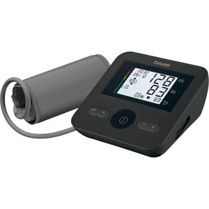 Tensiometru digital de brat BEURER BM27 limited edition, 4 utilizatori x 30 memorii, negru