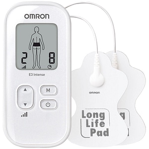 Aparat de masaj cu electrostimulare E3 Intense OMRON HV-F021-EW, alb