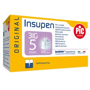Ace pen insulina sterile PIC Solution Insupen, 31gx5mm, 100 bucati