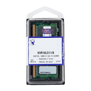 Memorie laptop KINGSTON, 8GB DDR3L, 1600MHz, CL11, KVR16LS11/8