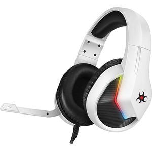 Casti Gaming MYRIA MG7814, USB, 3.5mm, alb