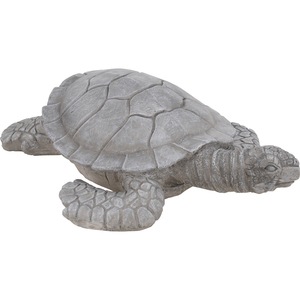 Decoratiune gradina Testoasa, 49 x 41 x 17 cm, gri