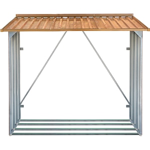 Sopron gradina DURAMAX, metal, 182.3 x 73.5 x 160.4 cm, maro