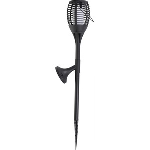 Lampa solara Flame, 12 x 12 x 62-78 cm, negru