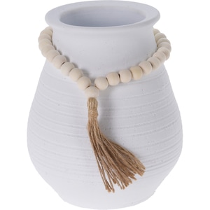 Ghiveci flori KI Terracota Deco, ceramic, D 17 cm, alb