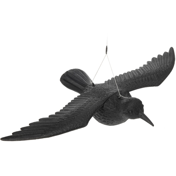 Decoratiune gradina Raven, 40 x 57.7 x 13 cm, negru