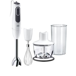 Mixer vertical BRAUN Sauce MQ3135WH, 0.6l, 750W, 11 trepte viteza, alb-gri