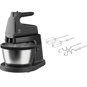 Mixer cu bol ELECTROLUX ESM4B, 3.5l, 500W, 5 trepte viteza, negru-argintiu